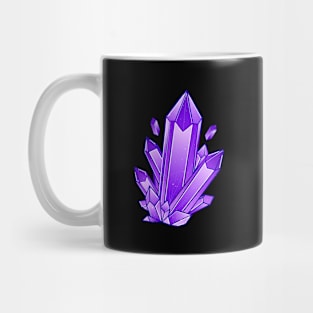 purple crystals Mug